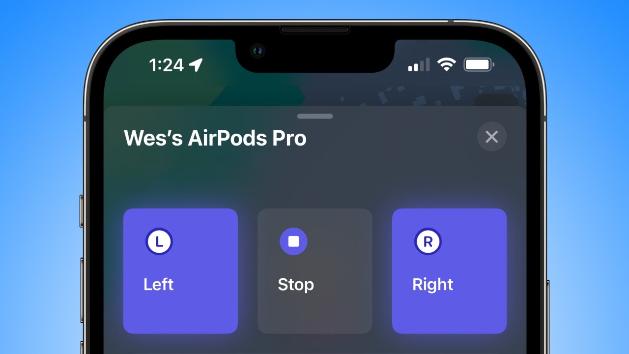 Jouez un son à partir de vos AirPods pour vous aider à les localiser